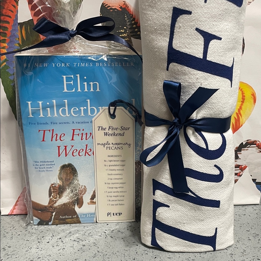 The Five-Star Weekend by Elin Hilderbrand - Book, Bookmark & Towel Set